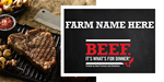 Beef Month Billboard Option: Cooked