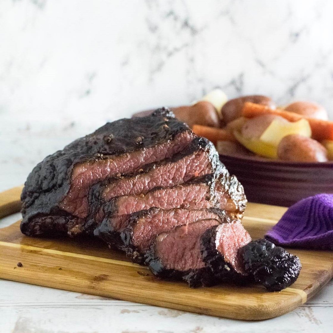 Ribeye Steaks with Blue Cheese Butter and Mushrooms